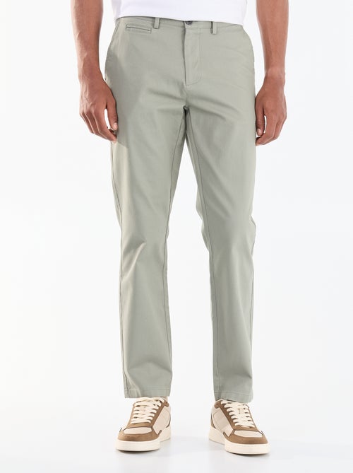 Pantaloni chino in twill - Kiabi