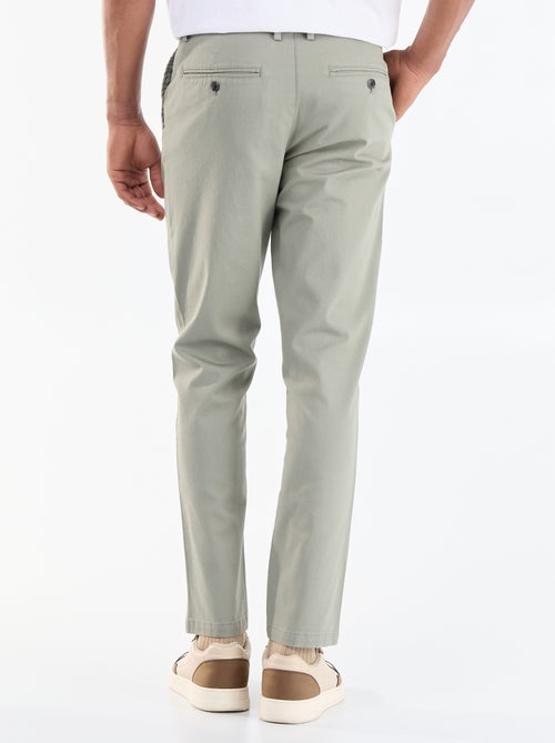 Pantaloni chino in twill - Kiabi