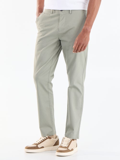 Pantaloni chino in twill - Kiabi
