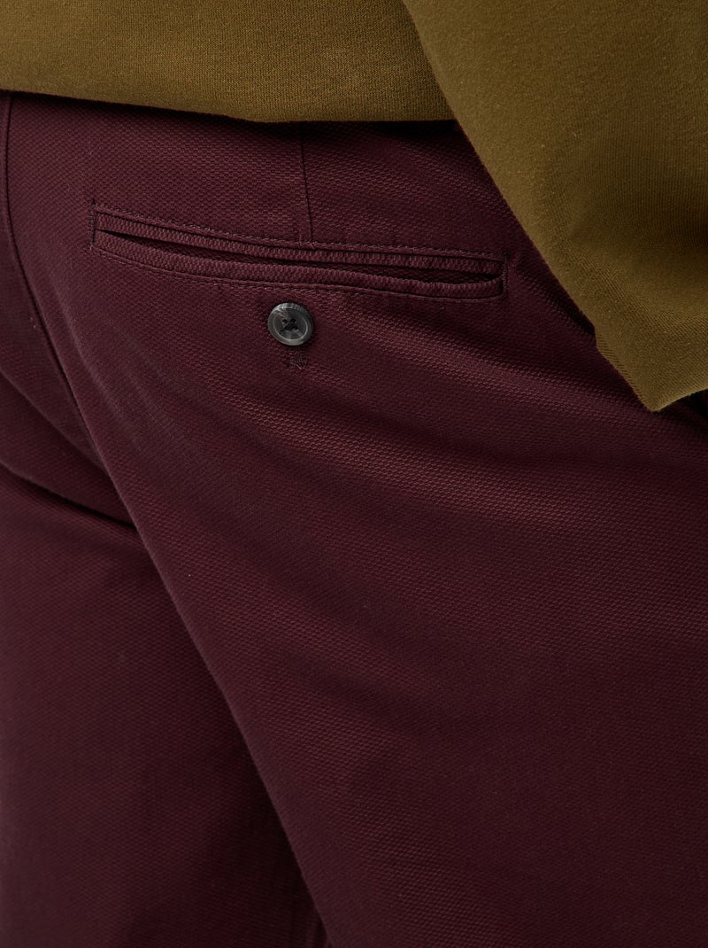 Pantaloni chino in twill Viola - Kiabi