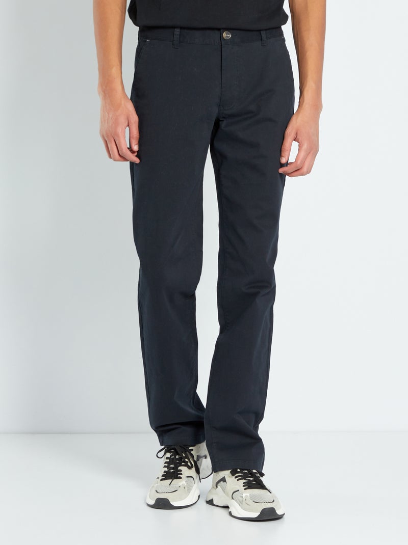 Pantaloni chino L36 +190 cm NERO - Kiabi