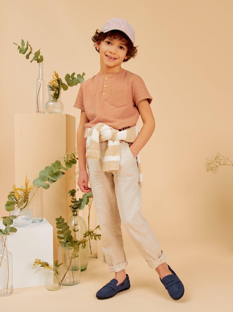 Pantaloni chino leggeri BEIGE - Kiabi