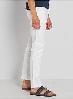 Pantaloni chino lino e cotone - Kiabi
