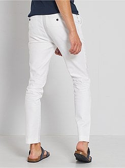 Pantaloni chino lino e cotone - Kiabi