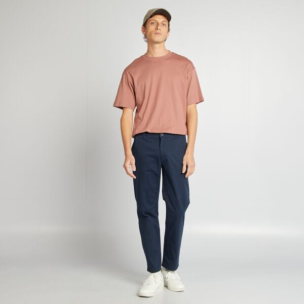 Pantaloni chino regular uomo - blu - Kiabi - 15,00€