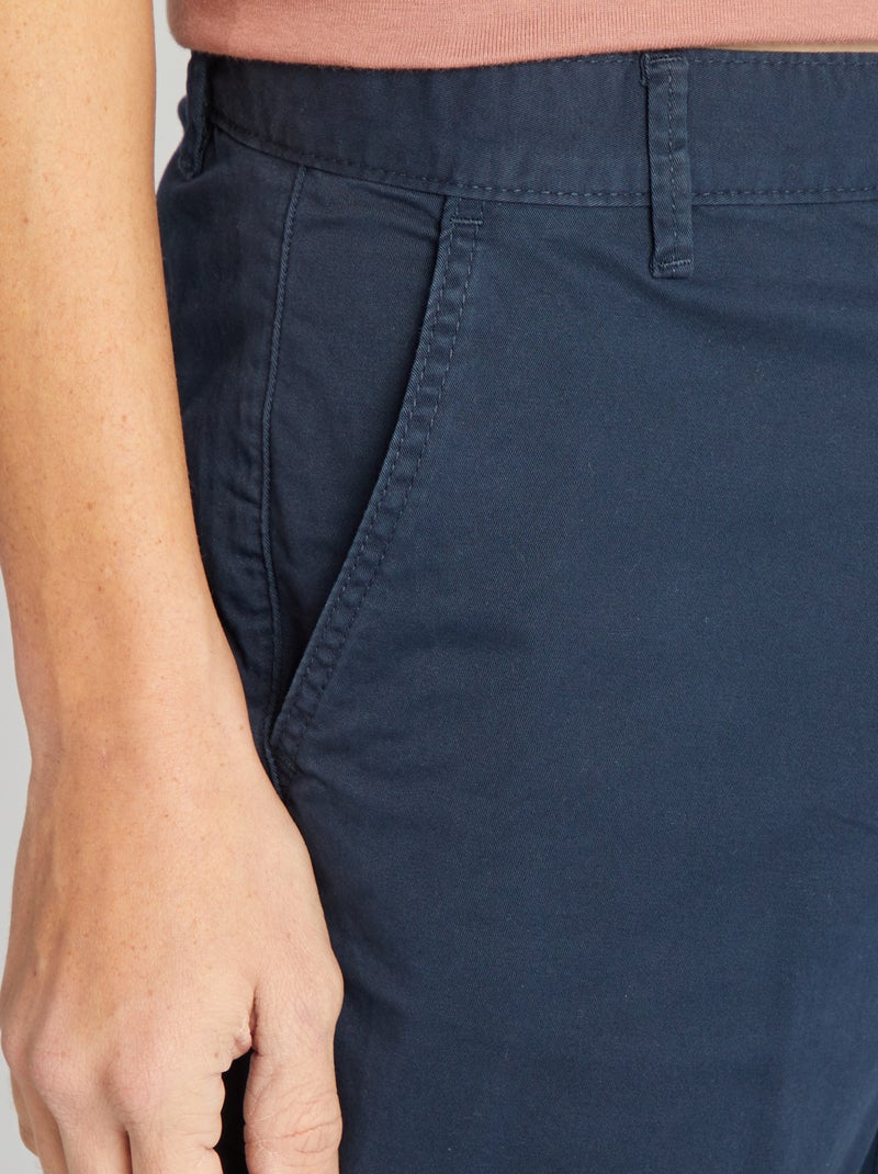 Pantaloni chino regular blu - Kiabi
