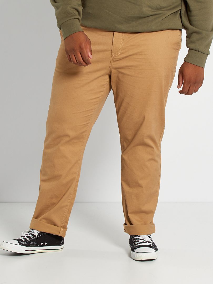 Pantaloni chino regular L32 BEIGE - Kiabi