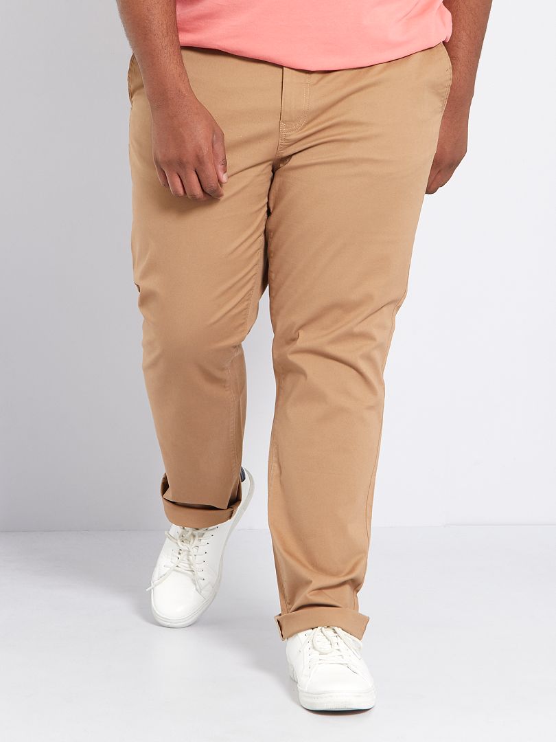 Pantaloni chino regular L32 BEIGE - Kiabi