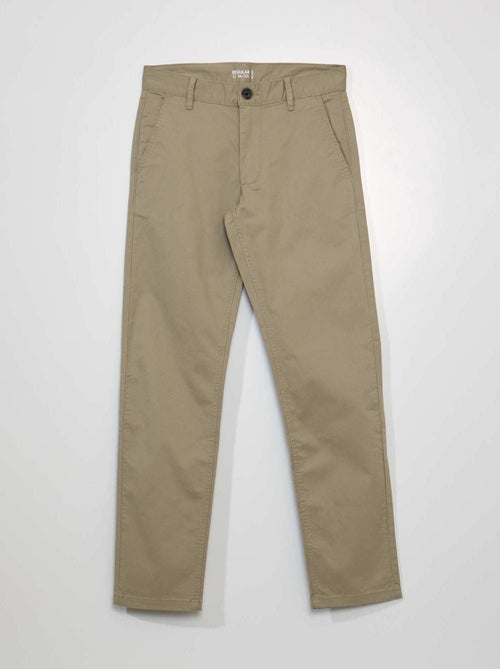 Pantaloni chino regular L32 - Kiabi