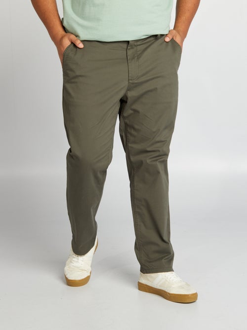 Pantaloni chino regular L32 - Kiabi