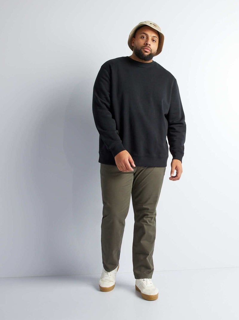 Pantaloni chino regular L32 KAKI - Kiabi