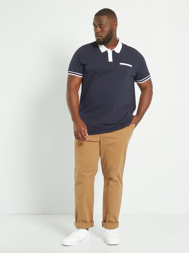 Pantaloni chino regular L32 marrone - Kiabi