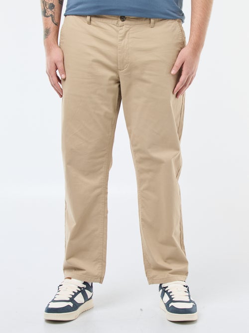Pantaloni chino regular L34 - Kiabi
