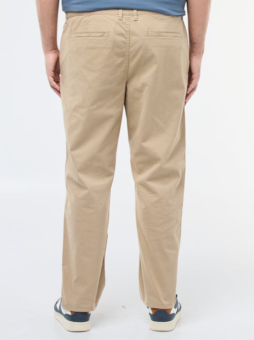 Pantaloni chino regular L34 - Kiabi