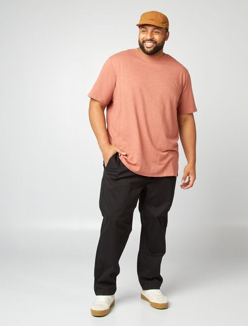 Pantaloni chino regular L34 - nero - Kiabi - 22.00€
