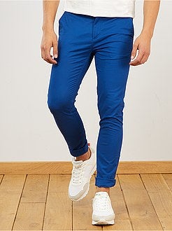 Uomo dalla S alla XXL - Pantaloni chino skinny - Kiabi