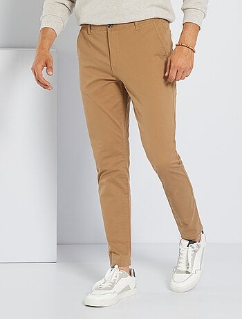 Asos Uomo Abbigliamento Pantaloni e jeans Pantaloni Pantaloni chinos Chino super skinny beige chiaro 