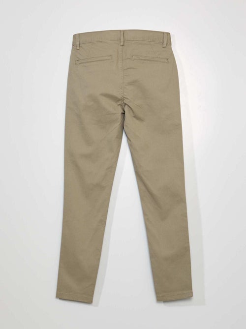 Pantaloni chino skinny L30 - Kiabi Pantaloni chino skinny L30 - Kiabi