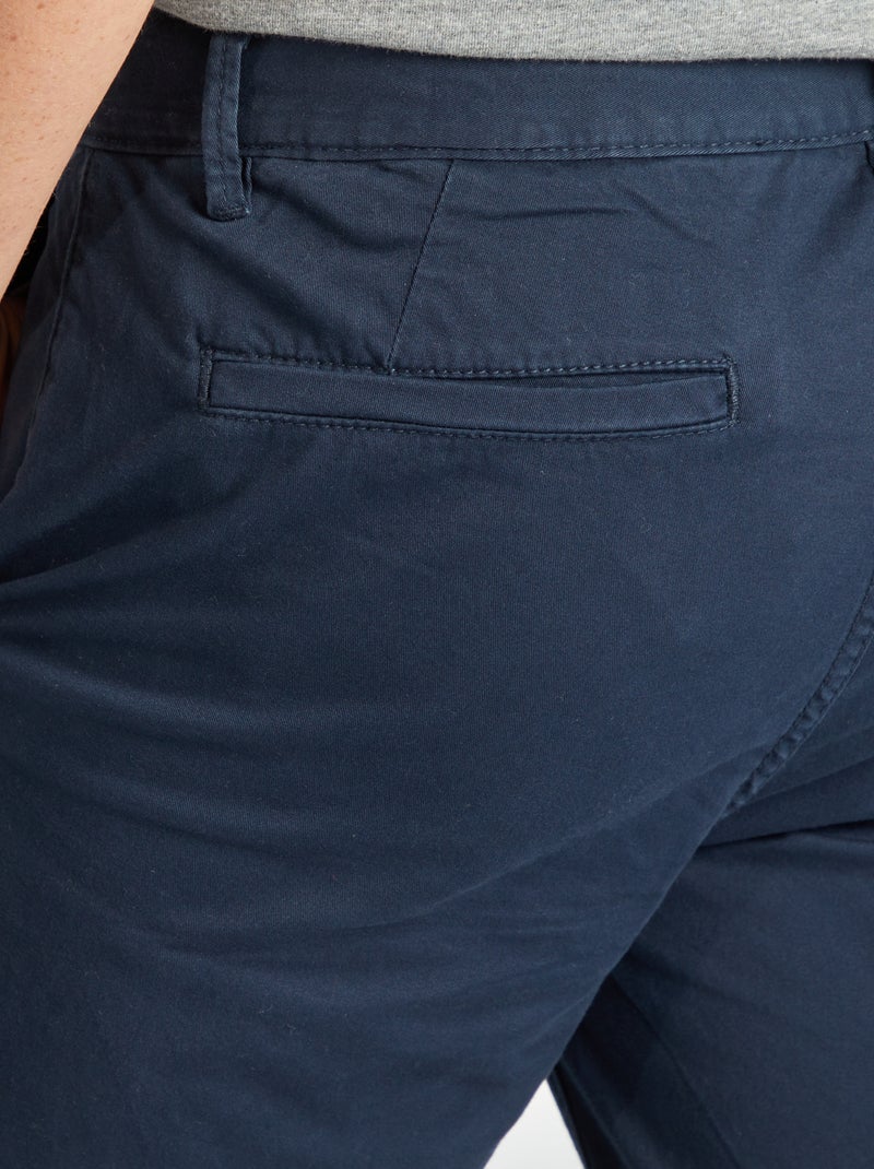 Pantaloni chino skinny L34 blu - Kiabi