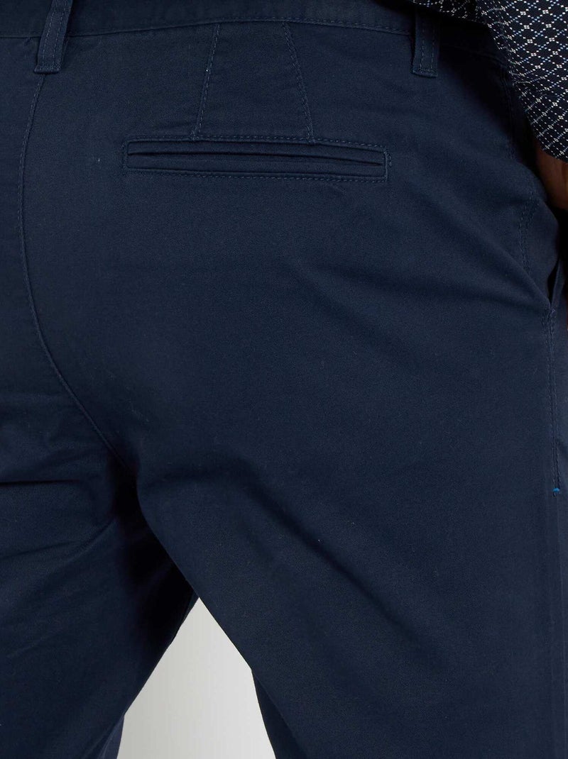 Pantaloni chino skinny L34 blu - Kiabi