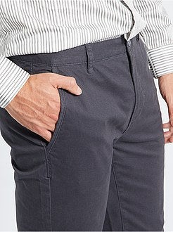 Pantaloni chino skinny L36 +190 cm - Kiabi