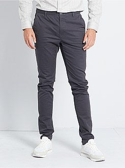 Pantaloni chino skinny L36 +190 cm - Kiabi