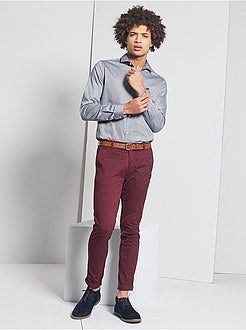 Uomo dalla S alla XXL - Pantaloni chino skinny - Kiabi
