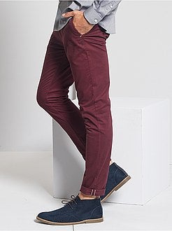 Uomo dalla S alla XXL - Pantaloni chino skinny - Kiabi