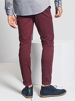 Uomo dalla S alla XXL - Pantaloni chino skinny - Kiabi