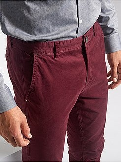 Uomo dalla S alla XXL - Pantaloni chino skinny - Kiabi