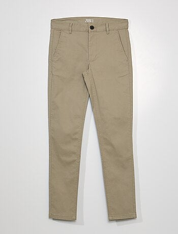 Pantaloni chino skinny stretch - L32