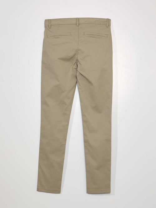 Pantaloni chino skinny stretch - L32 - Kiabi