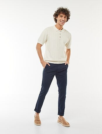 Pantaloni chino skinny stretch - L32