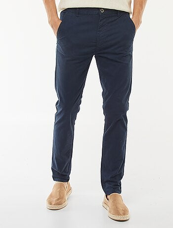Pantaloni chino skinny stretch - L32