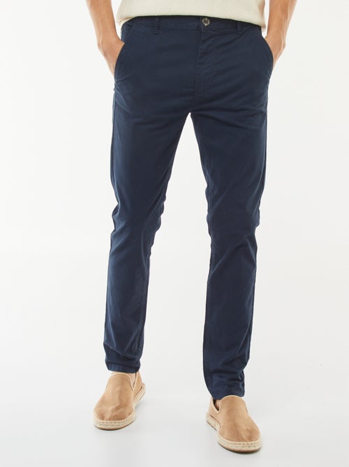 Pantaloni chino skinny stretch - L32 - Kiabi