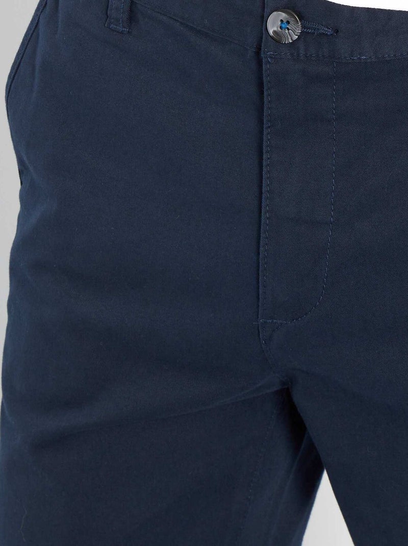 Pantaloni chino skinny stretch - L32 blu - Kiabi