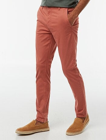 Pantaloni chino skinny stretch - L32