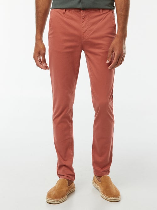Pantaloni chino skinny stretch - L32 - Kiabi