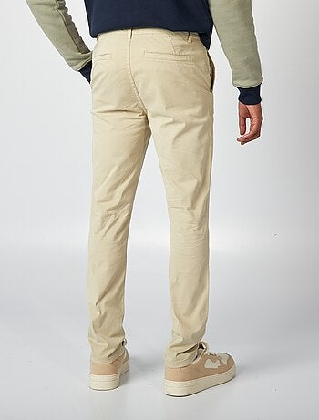 Pantaloni chino skinny stretch - L32