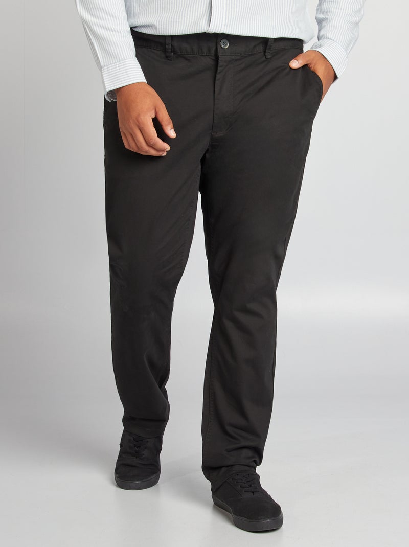 Pantaloni chino slim - L32 nero - Kiabi
