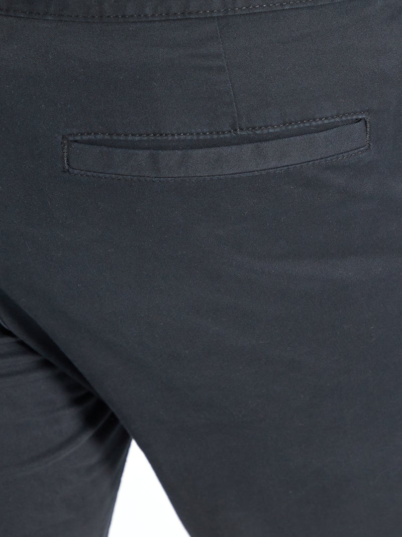 Pantaloni chino slim - L32 nero - Kiabi