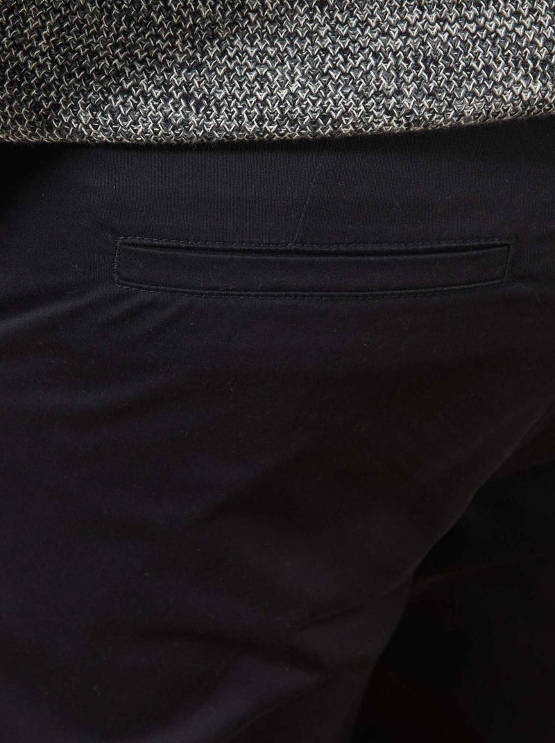 Pantaloni chino slim - L32 nero - Kiabi