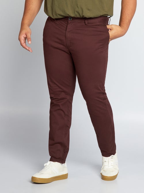 Pantaloni chino slim - L32 - Kiabi