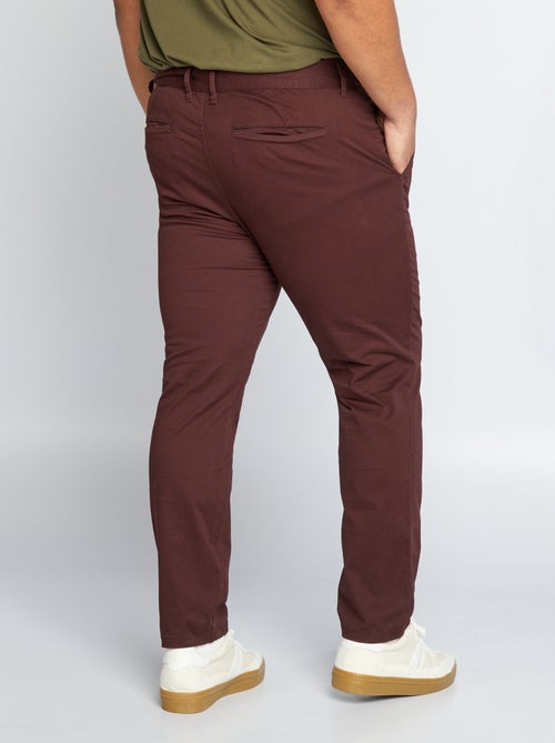 Pantaloni chino slim - L32 - Kiabi
