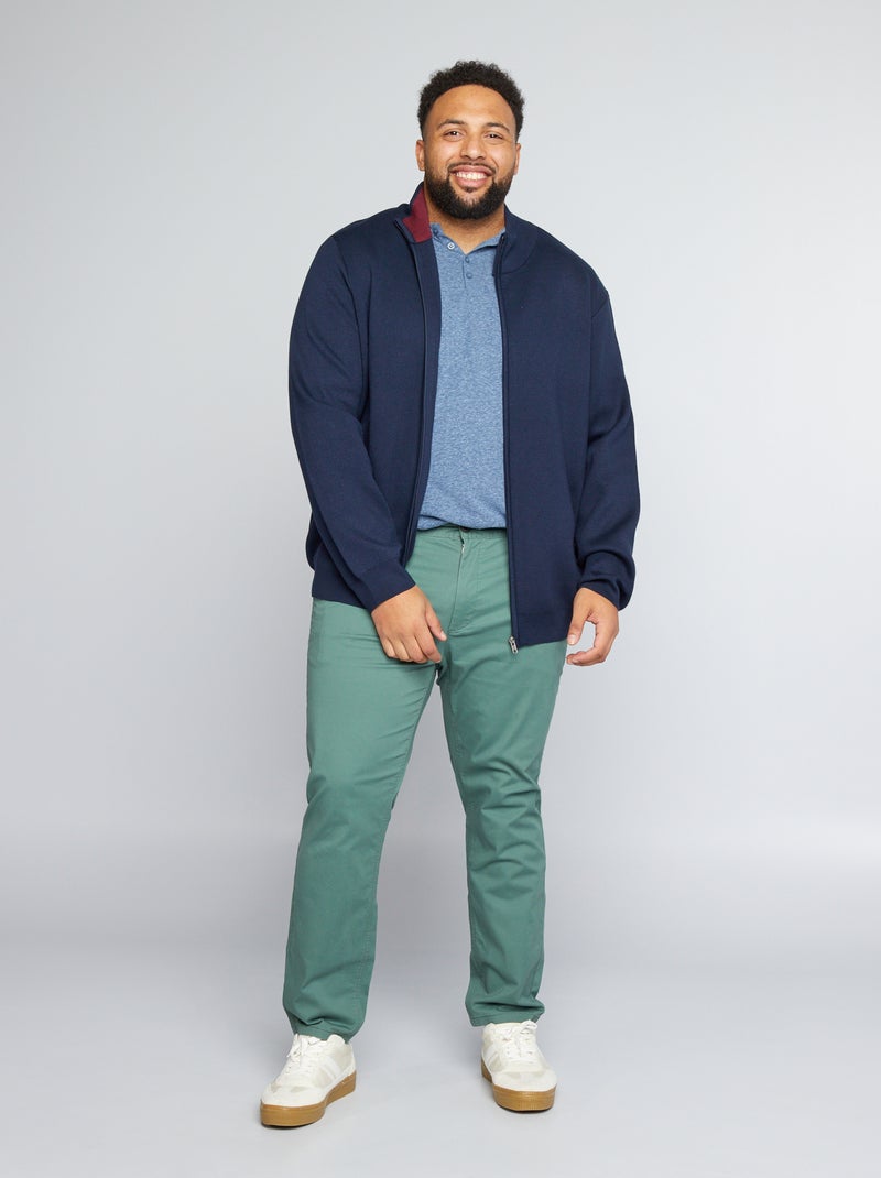 Pantaloni chino slim - L32 VERDE - Kiabi