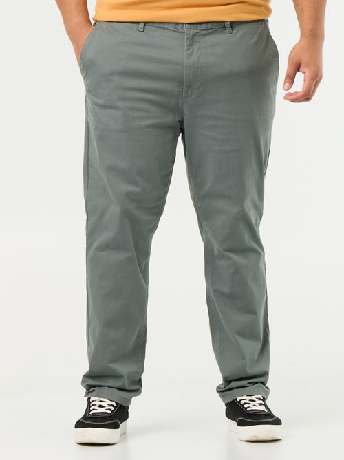 Pantaloni chino slim - L32 - Kiabi Pantaloni chino slim - L32 - Kiabi