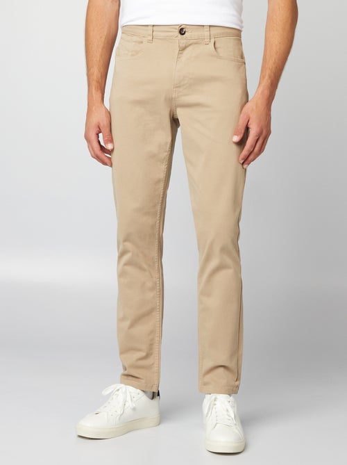 Pantaloni chino slim 5 tasche - L32 - Kiabi