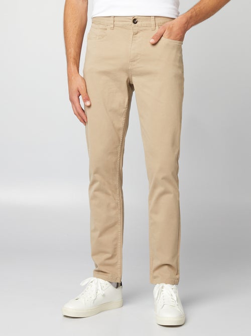 Pantaloni chino slim 5 tasche - L32 - Kiabi