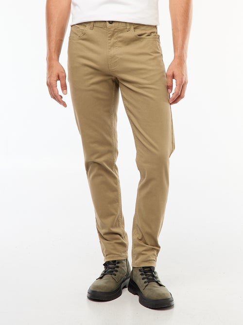 Pantaloni chino slim 5 tasche - L32 - Kiabi