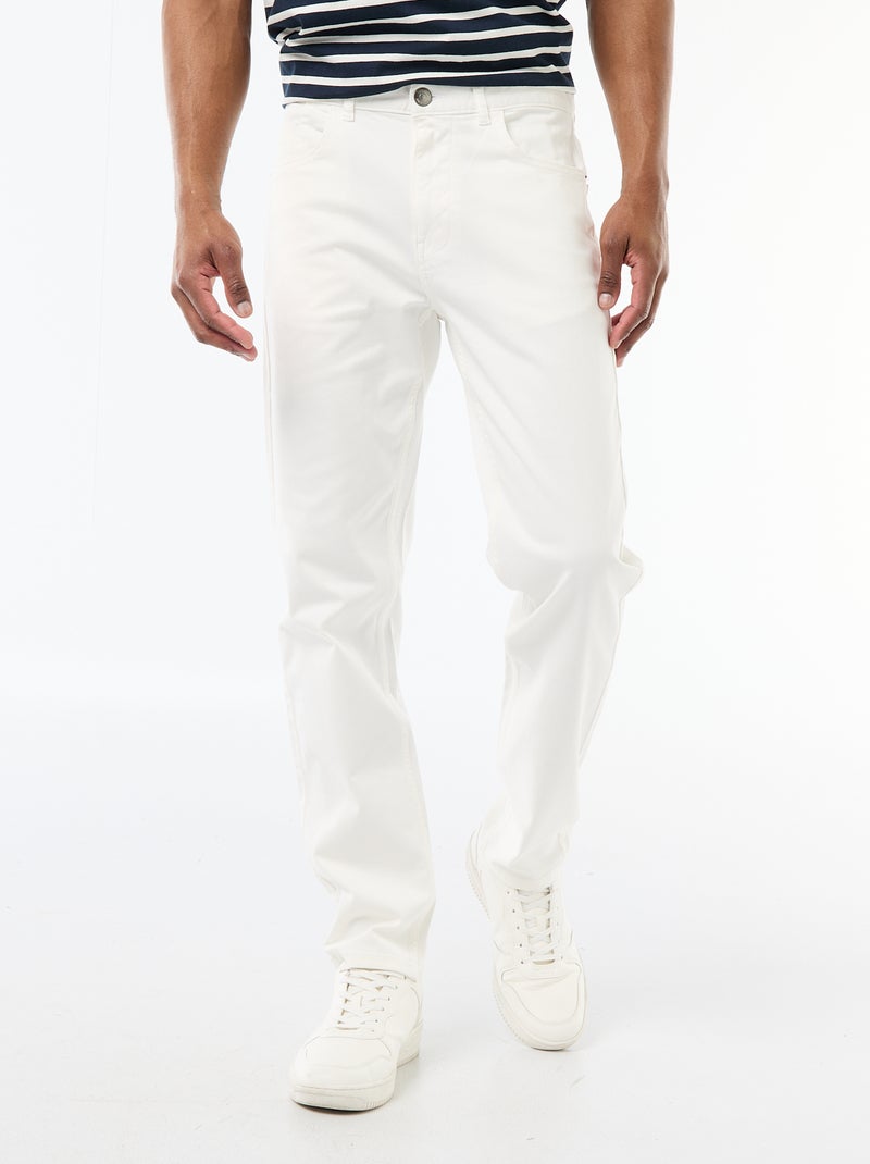 Pantaloni chino slim 5 tasche - L32 Beige - Kiabi